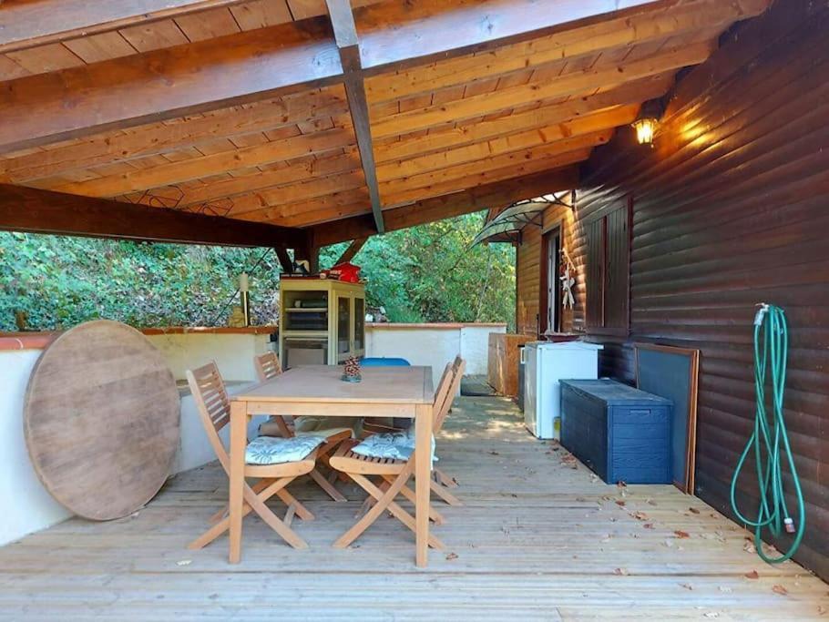 Chalet Au Milieu De La Foret Avec Lac A Proximite Layrac ภายนอก รูปภาพ