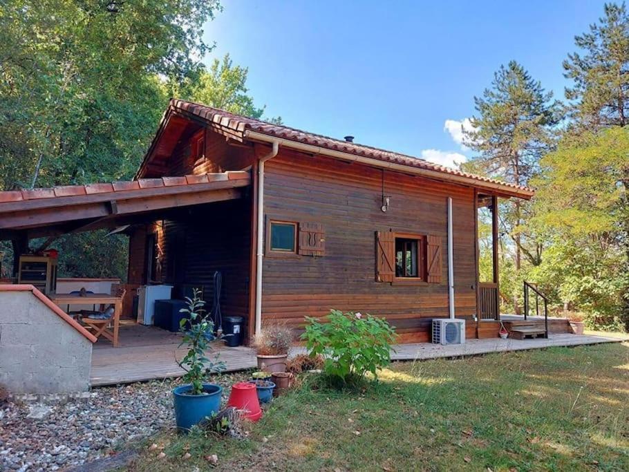 Chalet Au Milieu De La Foret Avec Lac A Proximite Layrac ภายนอก รูปภาพ